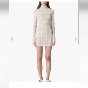 Atoir Pastel Plaid Mini Dress
